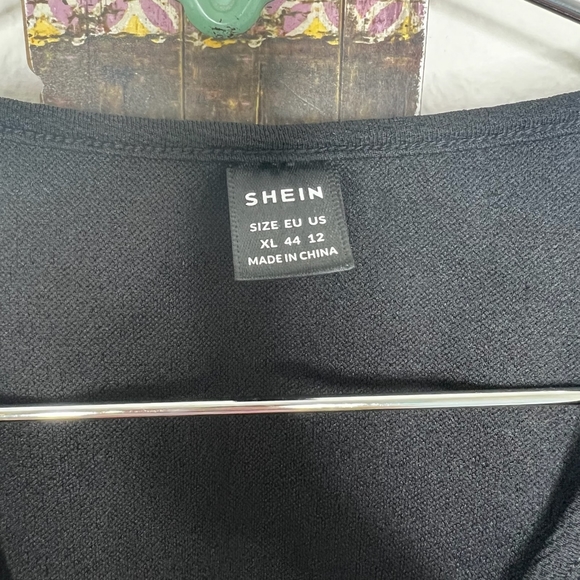 Black Peplum top - Picture 7 of 8